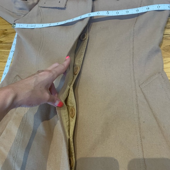 Deconstructed wool trench coat - Picture 9 of 9